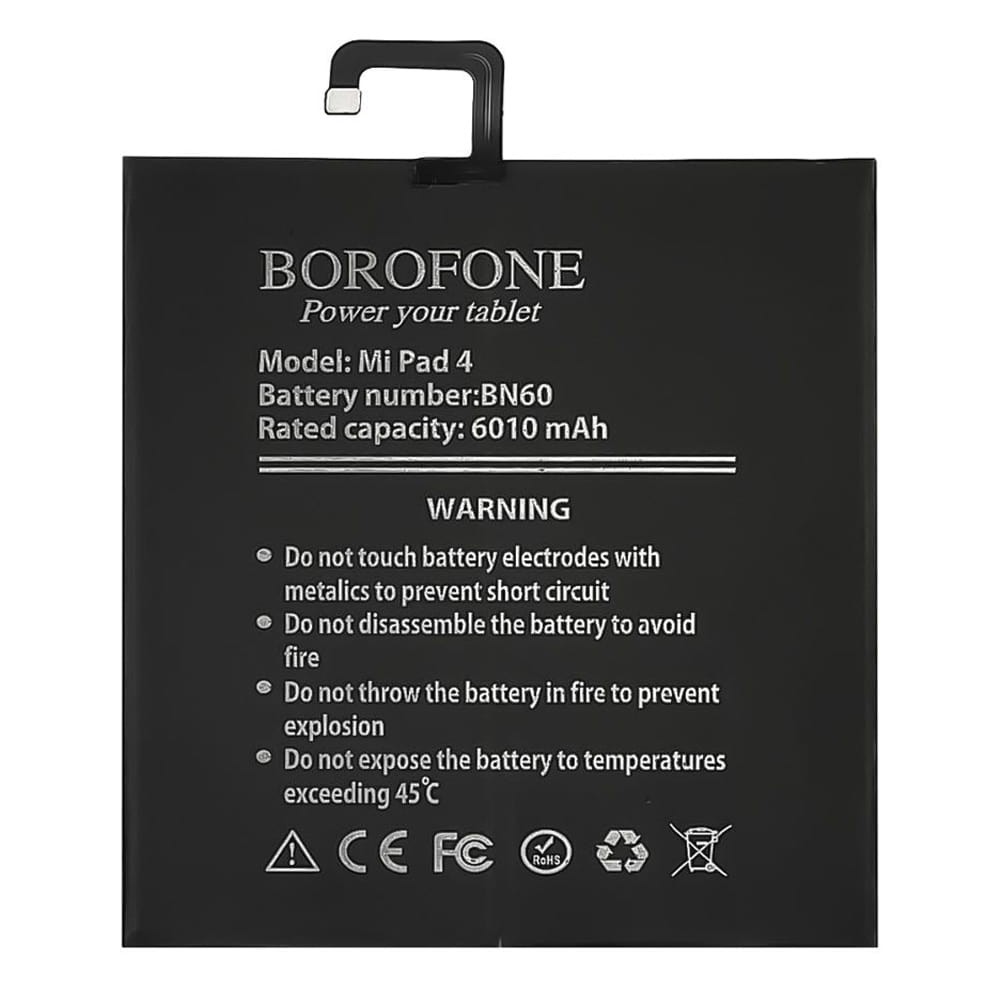 Аккумулятор BN60 для Xiaomi Mi Pad 4, Borofone фото 1