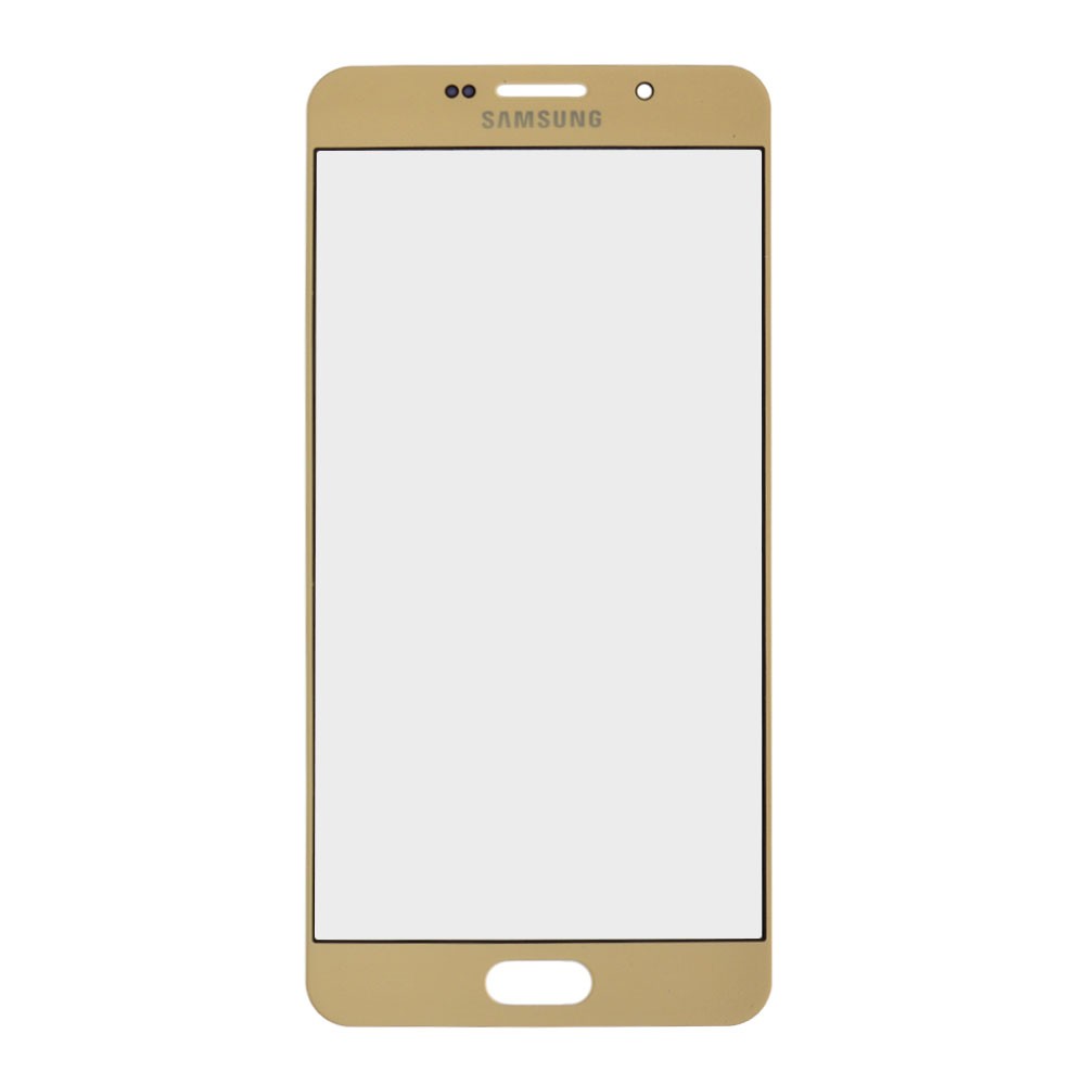 Скло корпусу для Samsung A710 Galaxy A7 (2016), колір золотий фото 1