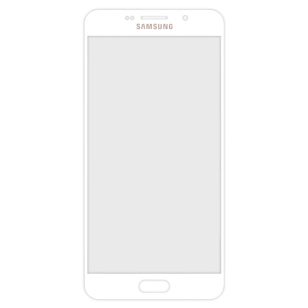 Скло для Samsung A710 Galaxy A7 (2016), колір білий фото 1