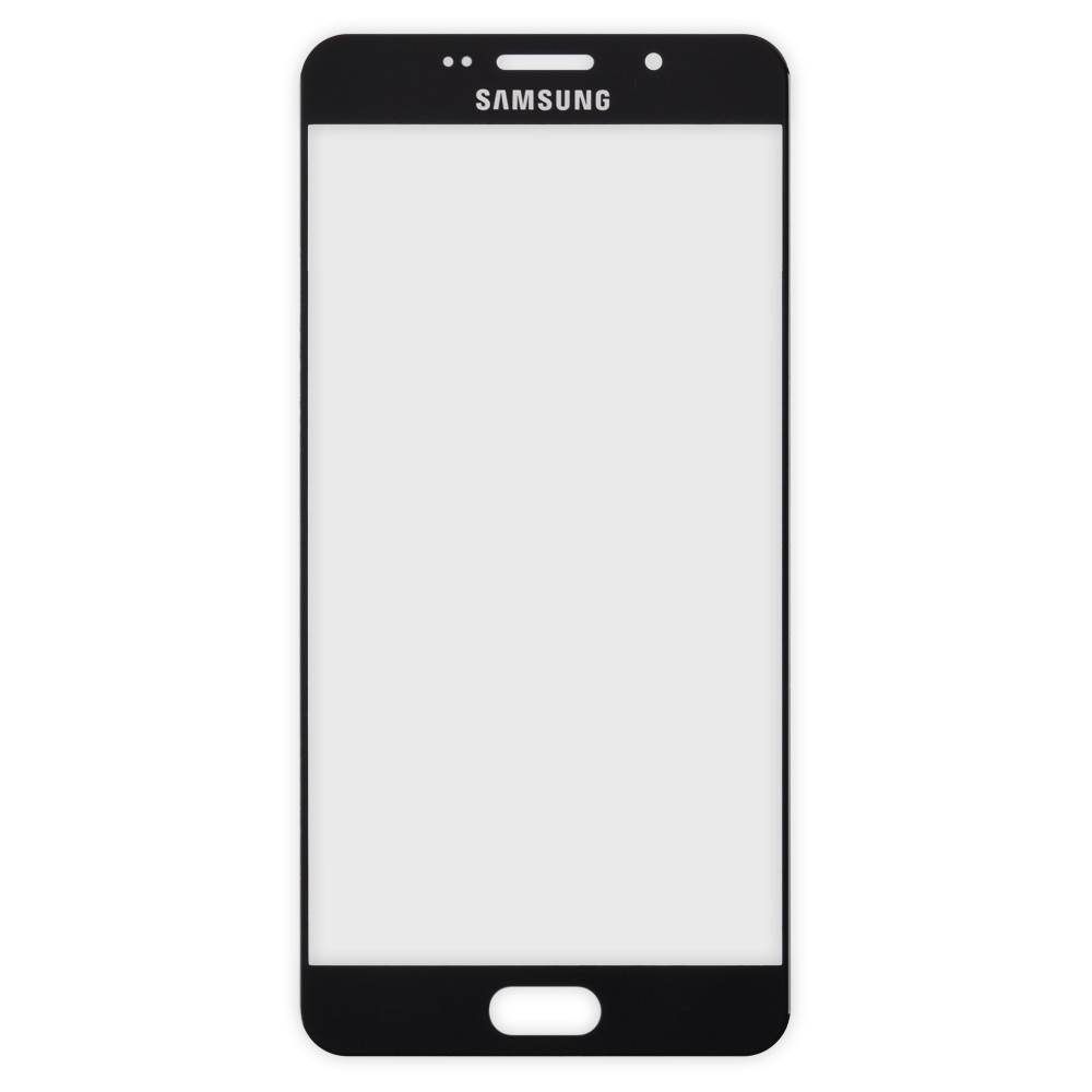 Скло для Samsung A710 Galaxy A7 (2016), колір чорний фото 1