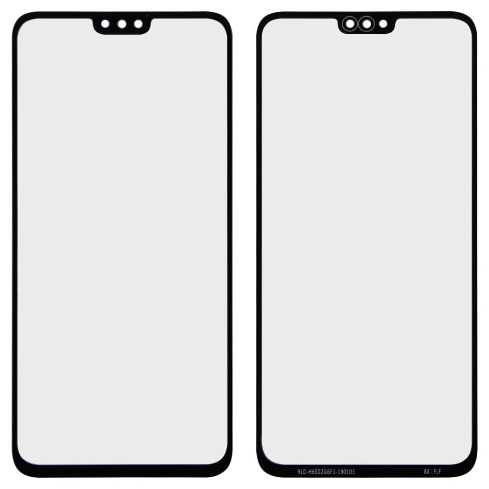 Стекло корпуса для Huawei Honor 8X + OCA, цвет черный фото 1