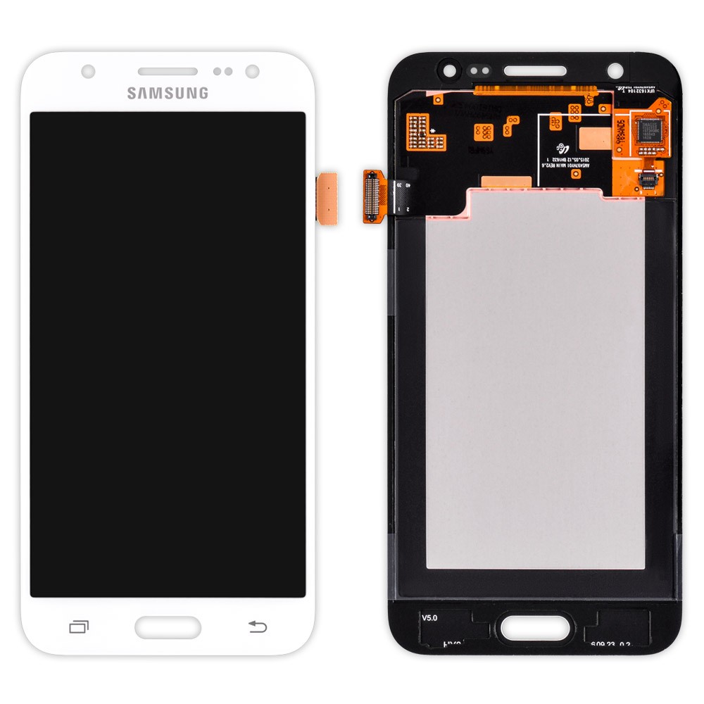 LCD Samsung J500F/J500M/DS Galaxy J5 + Touchscreen (white) (2015) ORIGINAL фото 1 Дисплей Samsung Galaxy J5 J500F J500M с тачскрином в сборе (цвет белый), оригинал фото 1