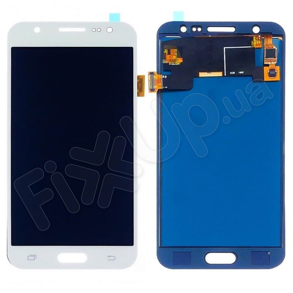 Дисплей для Samsung J500F, J500M/DS Galaxy J5 (2015) с тачскрином в сборе, цвет белый, OLED фото 1