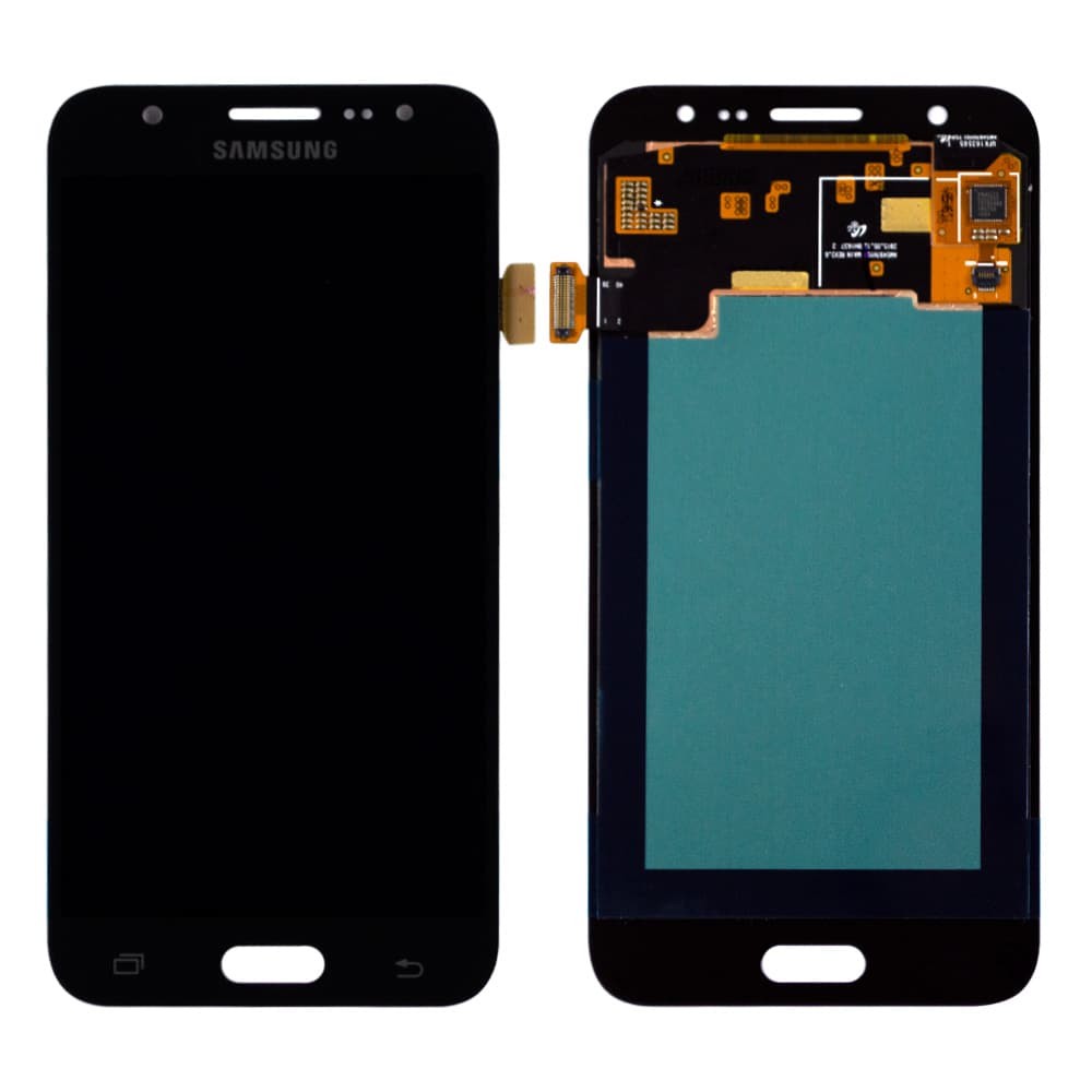 Дисплей для Samsung J500H, J500F, J500M/DS Galaxy J5 (2015) с тачскрином в сборе, цвет черный, оригинал с замененным стеклом фото 1