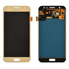 Дисплей Samsung Galaxy J5 J500H, J500F, J500M з тачскріном у зборі, ips (tft),  колір золотий, без рамки