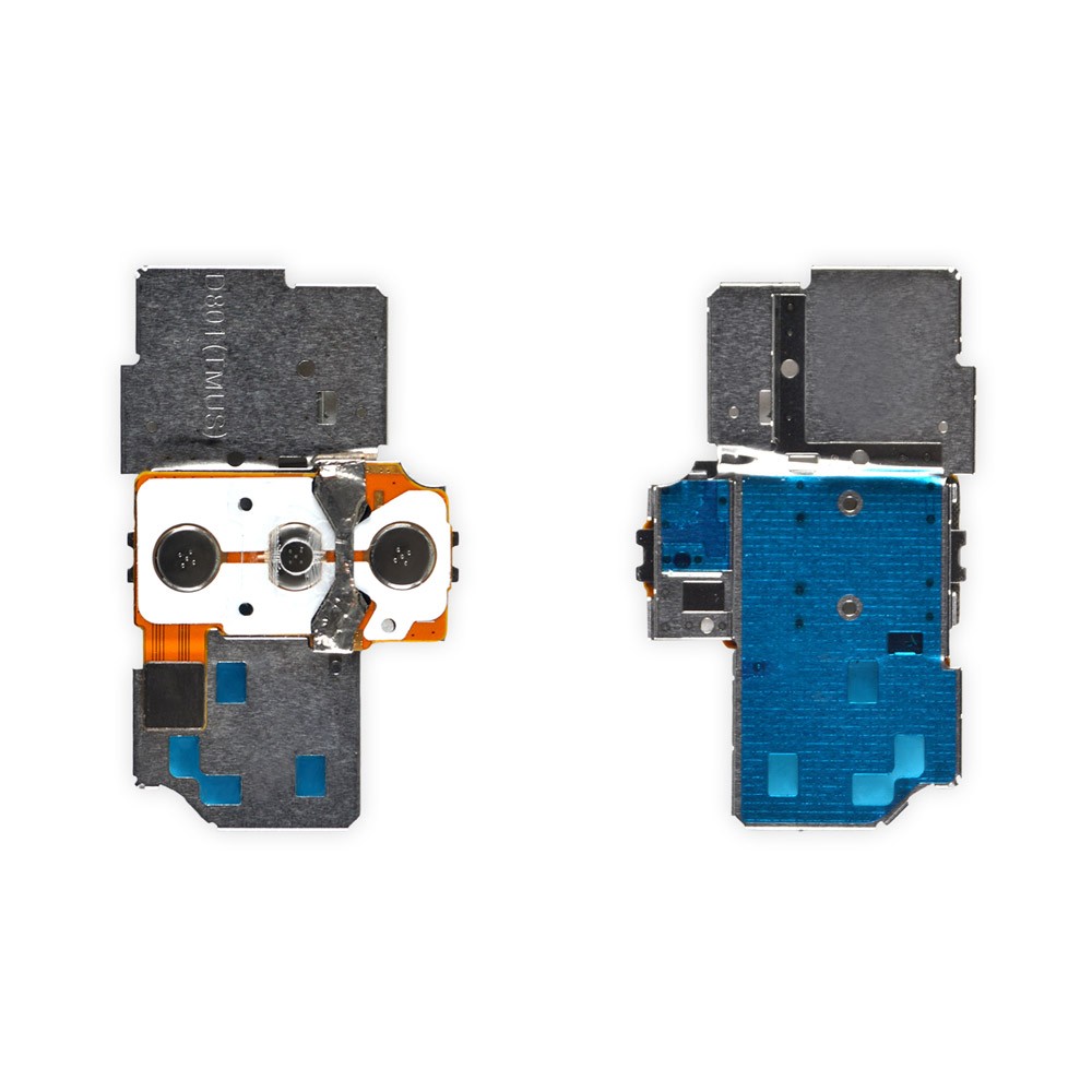 Шлейф для LG Optimus G2 D800, D802, D805 з бічними кнопками та компонентами фото 1