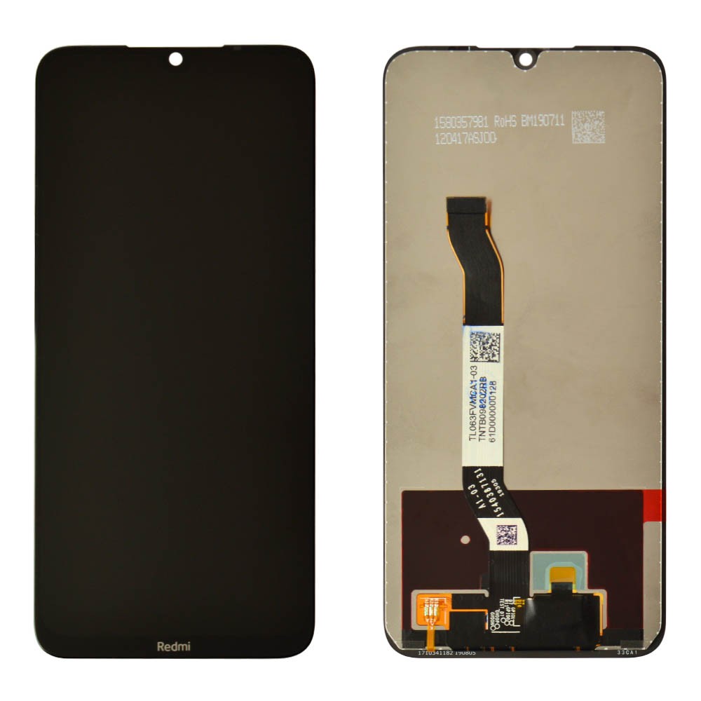 Дисплей для Xiaomi Redmi Note 8 с тачскрином в сборе, цвет черный, оригинал, уценка фото 1