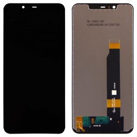 Дисплей для Nokia 5.1 Plus, X5 2018 TA-1109/TA-1112 с тачскрином в сборе,  цвет черный, китай, без рамки