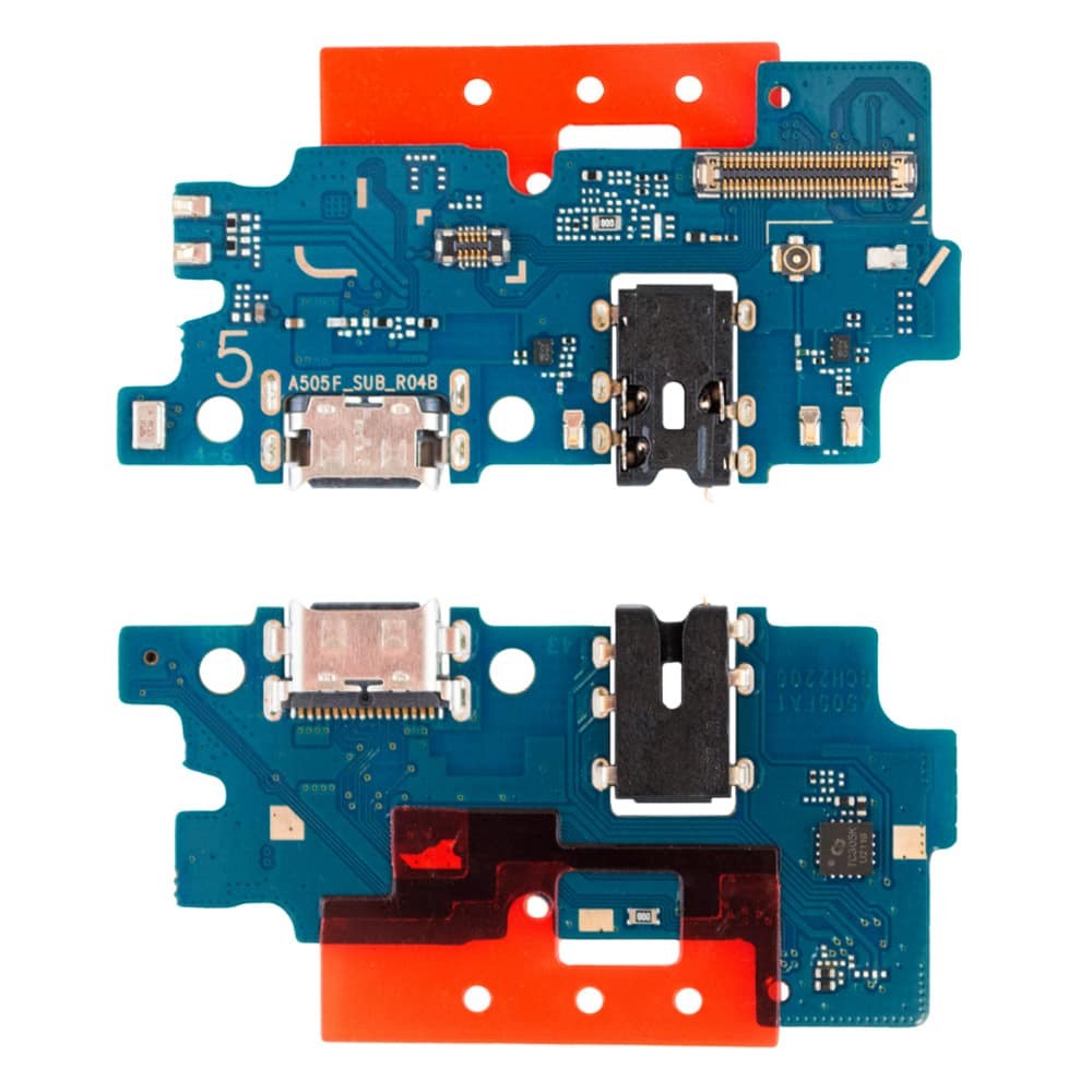 Роз'єм зарядки для Samsung A505 Galaxy A50 (2019) з нижньою платою, з обв'язкою фото 1
