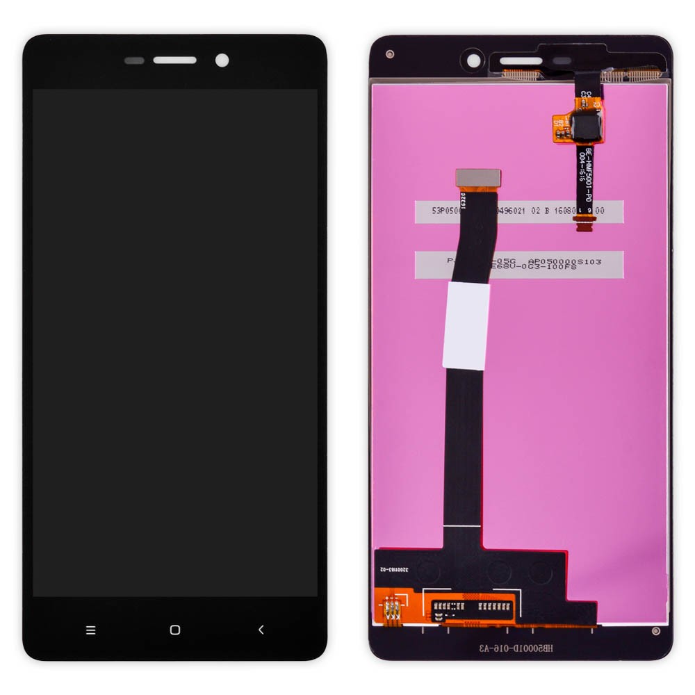 Дисплей Xiaomi Redmi 3, 3S, 3X, 3 Pro з тачскрином у зборі (колір чорний), уцінка фото 1