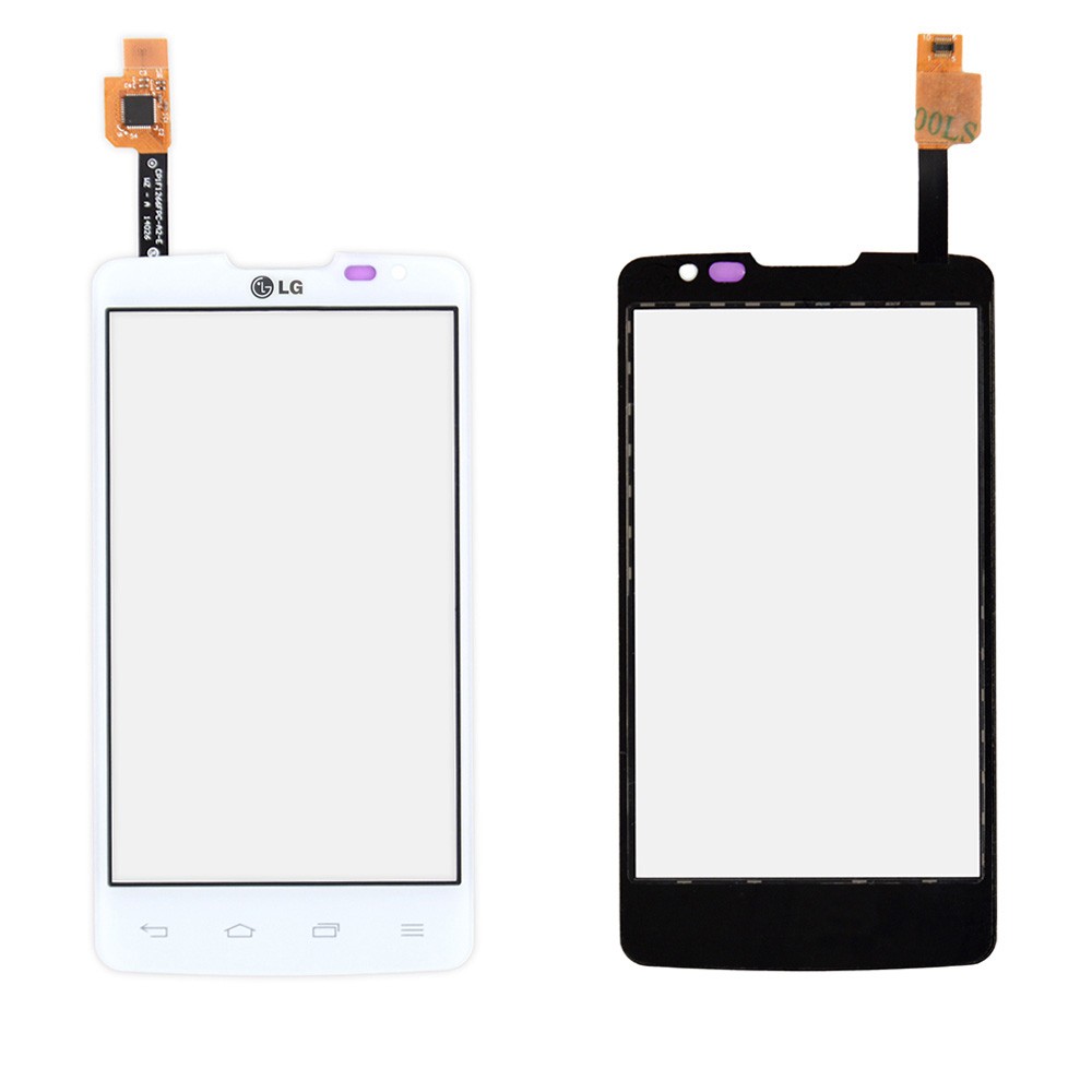 Тачскрин LG X135, X145 (L60), колір білий, маленька мікросхема фото 1