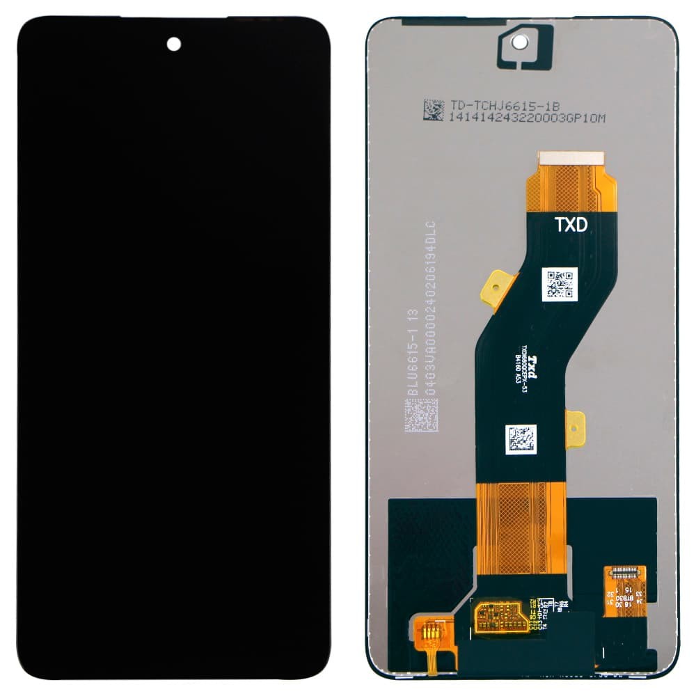 Дисплей для Infinix Smart 8 (X6525)/ Smart 8 Plus (X6526) / Hot 40i (X6528/X6528B), с тачскрином в сборе, цвет черный, оригинал Китай, уценка фото 1