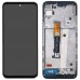 Дисплей для Motorola XT2169 Moto G71 5G, з тачскріном і рамкою, чорний, IPS миниатюра 1