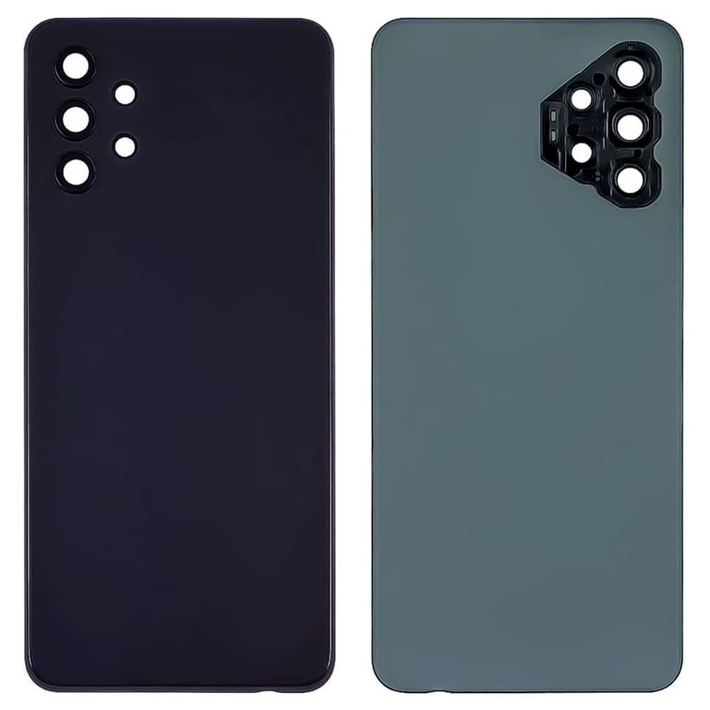 Задняя крышка для Samsung A326 Galaxy A32 5G, со стеклом камеры, цвет черный фото 1