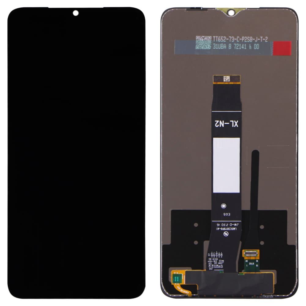 Дисплей для Xiaomi Redmi A1/Redmi A1+/Redmi A2/Redmi A2+/Poco C50/Poco C51 2022, с тачскрином в сборе, цвет черный, оригинал фото 1