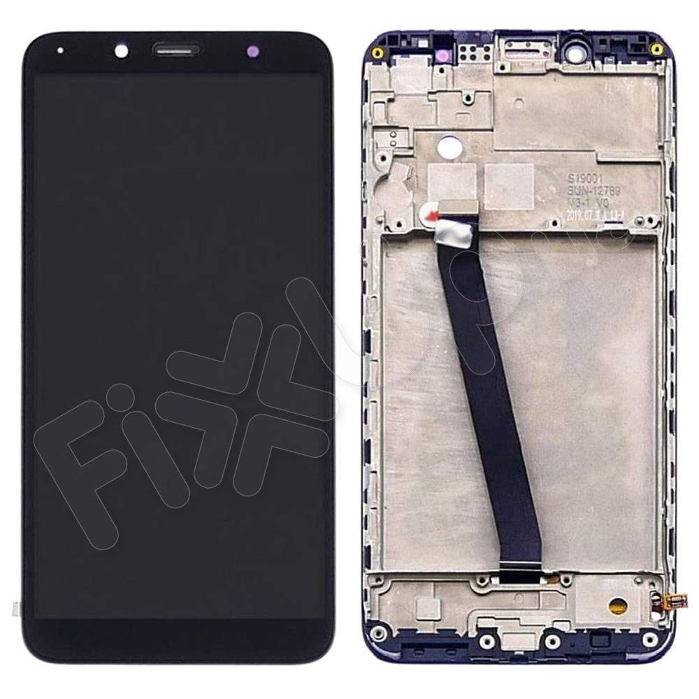 Дисплей для Xiaomi Redmi 7A с тачскрином и рамкой в сборе, цвет черный фото 1