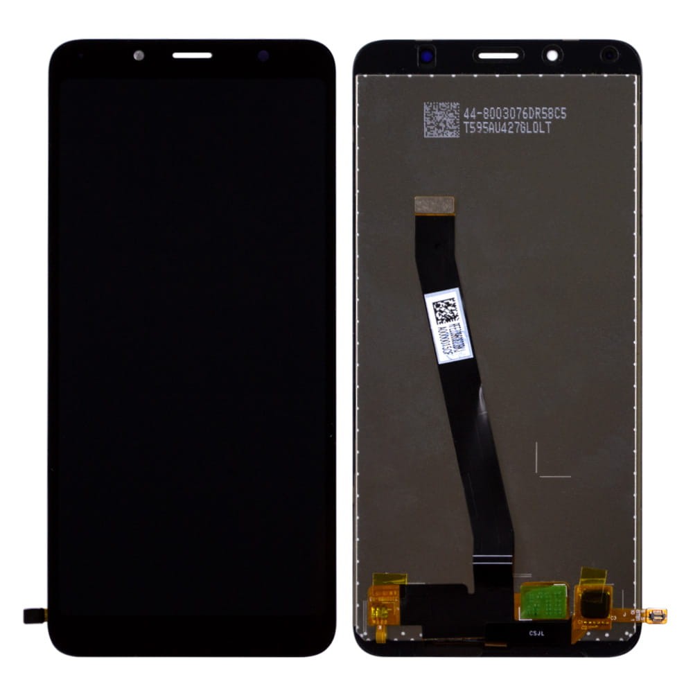 Дисплей для Xiaomi Redmi 7A з тачскрином у зборі, колір чорний, оригінал із заміненим склом фото 1