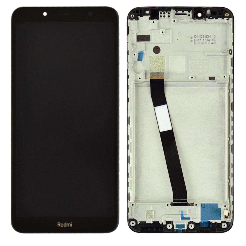 Дисплей для Xiaomi Redmi 7A с тачскрином и рамкой в сборе, цвет черный, Orig PRC фото 1