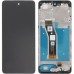 Дисплей для Motorola XT2421-13 Moto E14, с тачскрином и рамкой, черный миниатюра 1