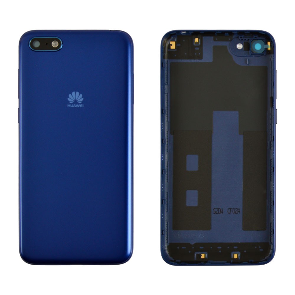 Задняя крышка для Huawei Y5 2018, Y5 Prime 2018, со стеклом камеры, цвет синий фото 1