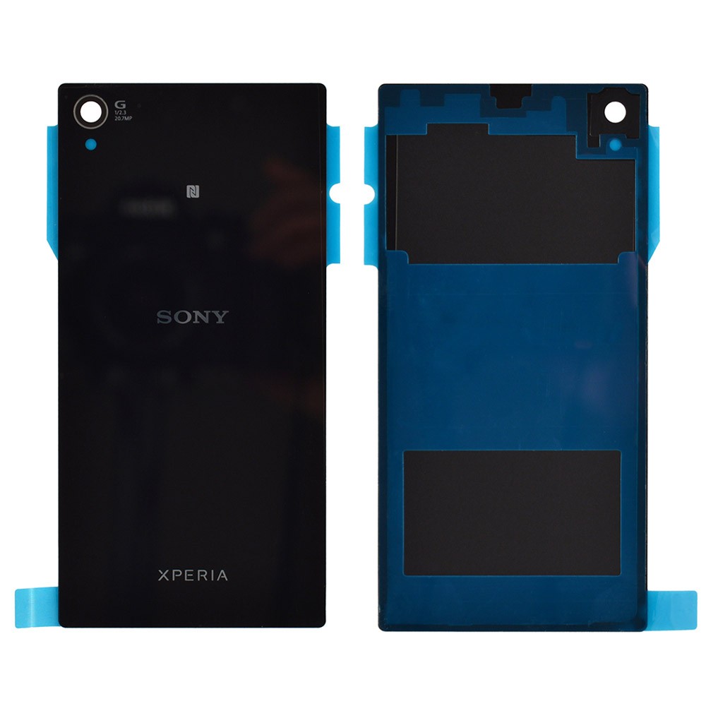 Задня кришка Sony Xperia Z1 (C6902, C6903), колір чорний фото 1