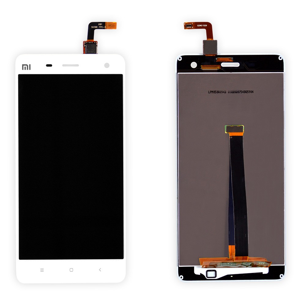 LCD Xiaomi Mi4 + Touchscreen (white), Уценка фото 1 Дисплей Xiaomi Mi4 с тачскрином в сборе, цвет белый, уценка фото 1