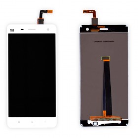 Дисплей Xiaomi Mi4 с тачскрином в сборе, уценка, без рамки,  цвет белый