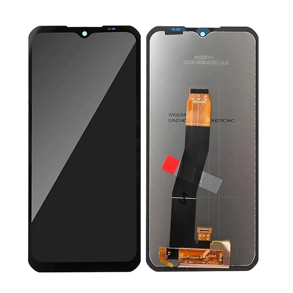 Дисплей для Oukitel WP39, з тачскріном в зборі, колір чорний фото 1