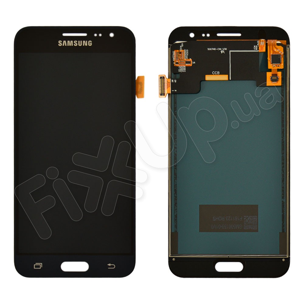 Дисплей для Samsung J320H/DS Galaxy J3 (2016), с тачскрином в сборе, цвет черный, IPS (TFT), уценка фото 1