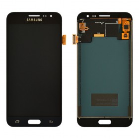 Дисплей Samsung J320H/DS Galaxy J3 с тачскрином в сборе, уценка, без рамки, ips (tft),  цвет черный