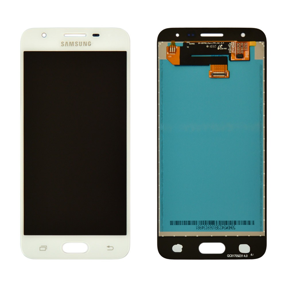 Дисплей для Samsung G570F/DS Galaxy J5 Prime (2016) с тачскрином в сборе, цвет белый, оригинал Change Glass фото 1