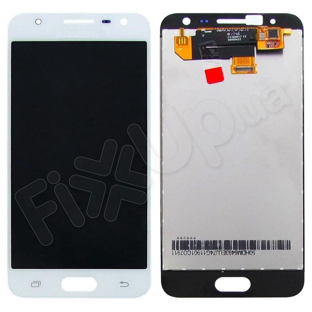 Дисплей для Samsung G570F/DS Galaxy J5 Prime (2016) з тачскрином у зборі, колір білий, IPS (TFT) фото 1