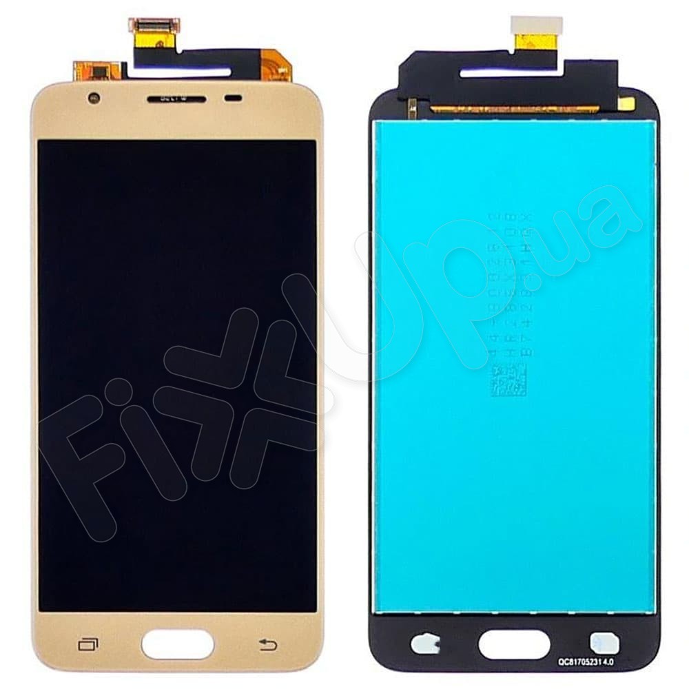 Дисплей для Samsung G570F/DS Galaxy J5 Prime (2016) с тачскрином в сборе, цвет золотой, IPS (TFT) фото 1