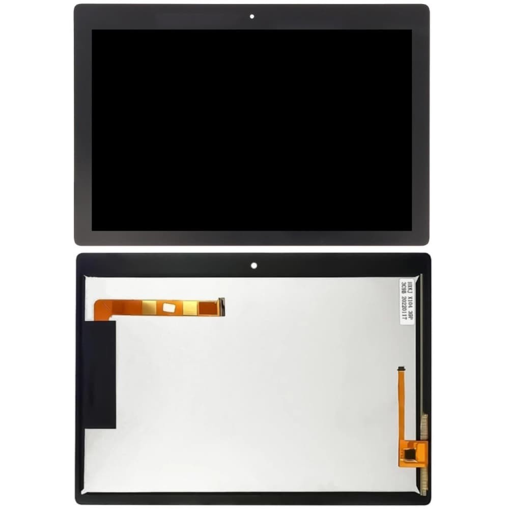 Дисплей для Lenovo Tab E10 TB-X104F з тачскріном в зборі, колір чорний фото 1