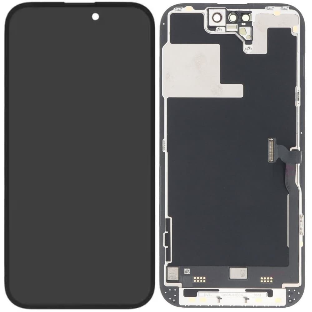 Дисплей для iPhone 14 Pro, с тачскрином в сборе, цвет черный, оригинал с замененным стеклом фото 1