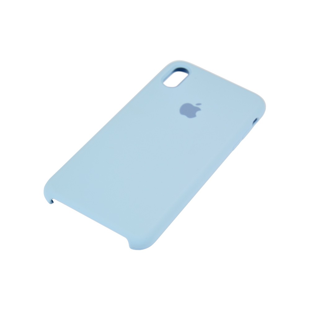 Силиконовый чехол для iPhone Xs Max (6.5), цвет голубой фото 3