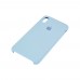 Силиконовый чехол для iPhone Xs Max (6.5), цвет голубой миниатюра 3