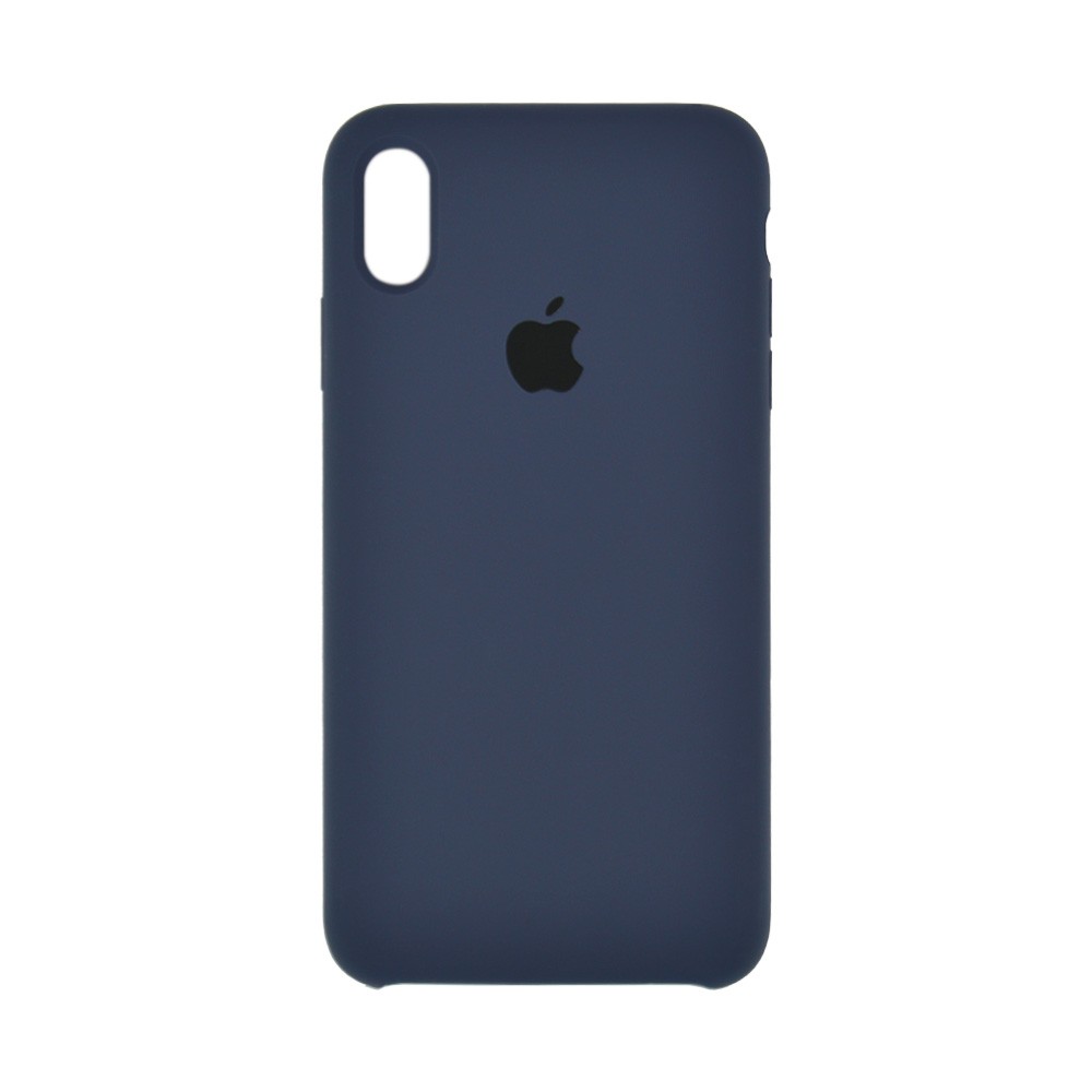 Силиконовый чехол для iPhone Xs Max (6.5), цвет midnight blue фото 2