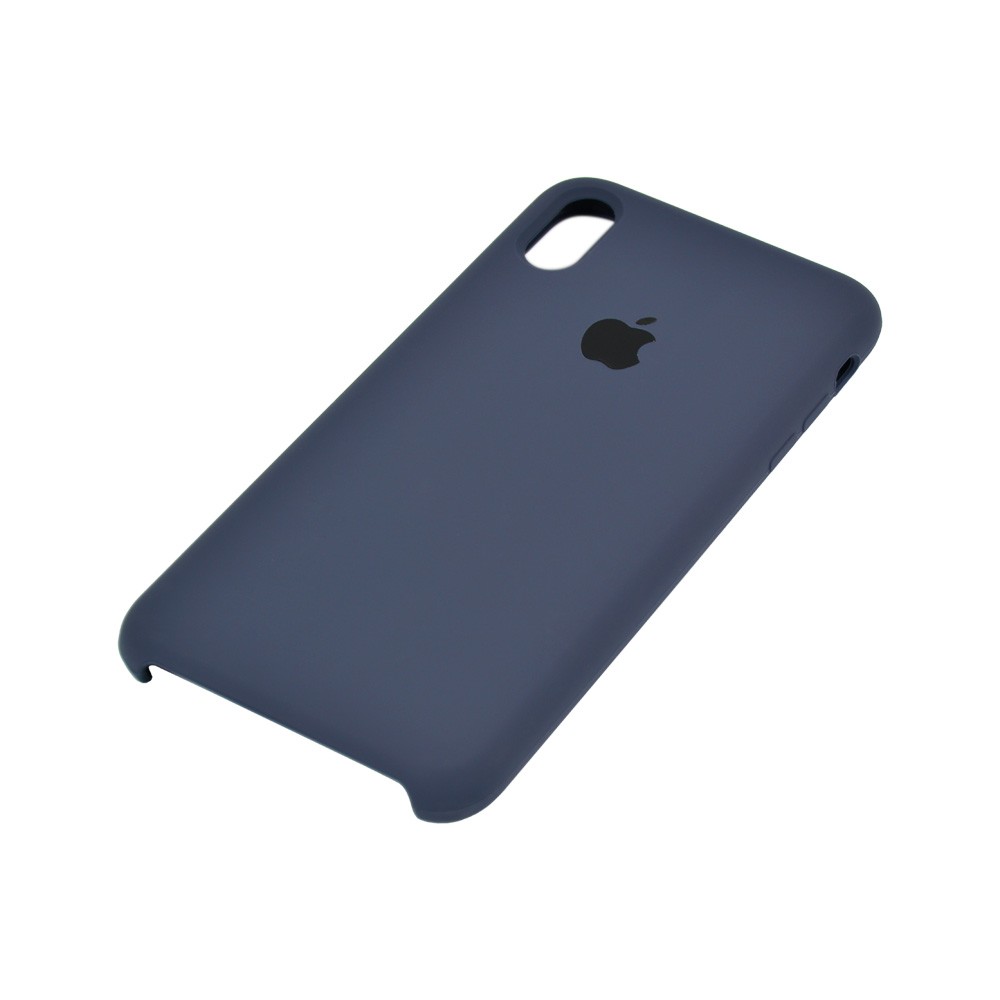 Силиконовый чехол для iPhone Xs Max (6.5), цвет midnight blue фото 3