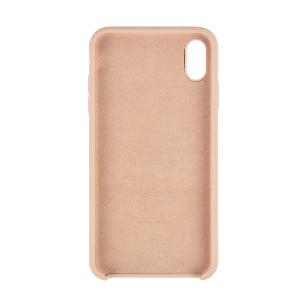 Силиконовый чехол для iPhone Xs Max (6.5), цвет pink sand фото 1