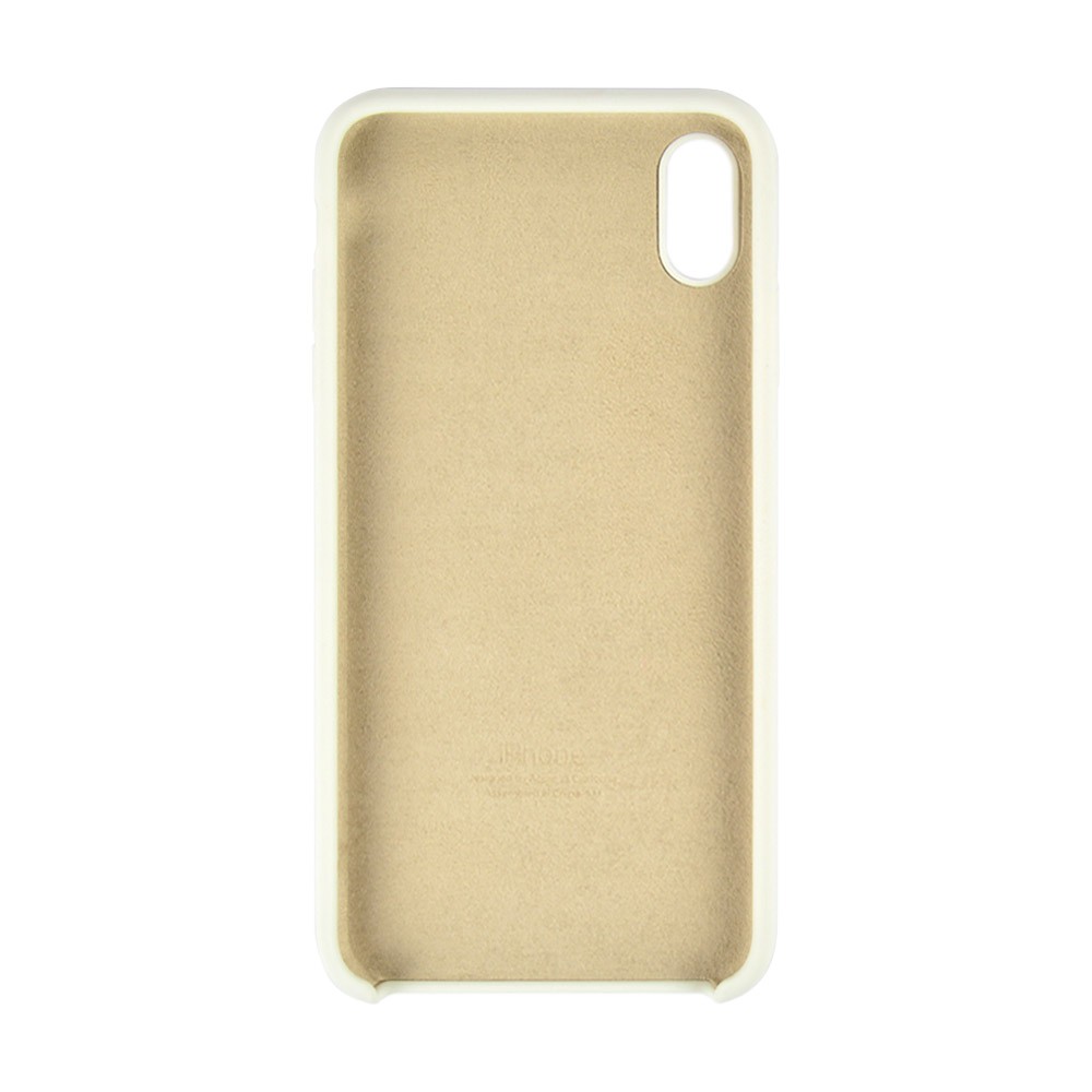 Silicon Case iPhone Xs Max (6.5) (white) фото 1 Силиконовый чехол для iPhone Xs Max (6.5), цвет белый фото 1