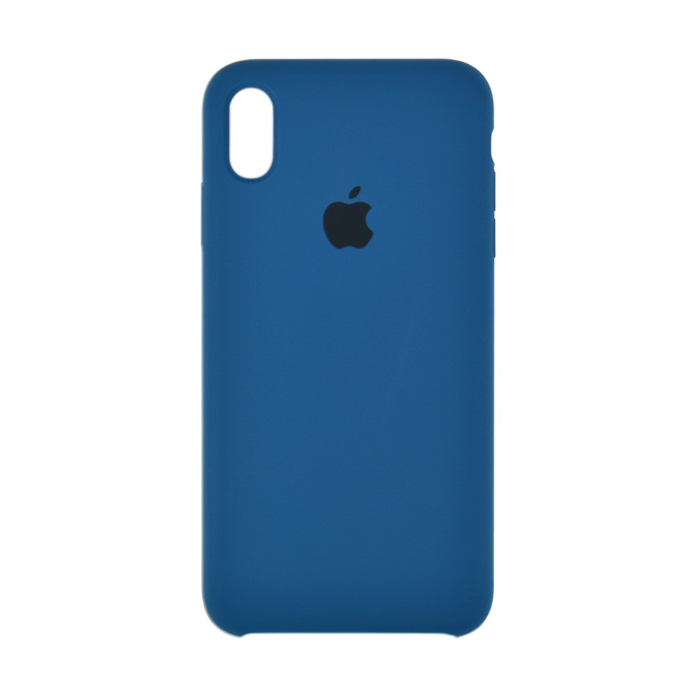 Silicon Case iPhone Xs Max (6.5) (ocean blue) фото 2 Силиконовый чехол для iPhone Xs Max (6.5), цвет ocean blue фото 2