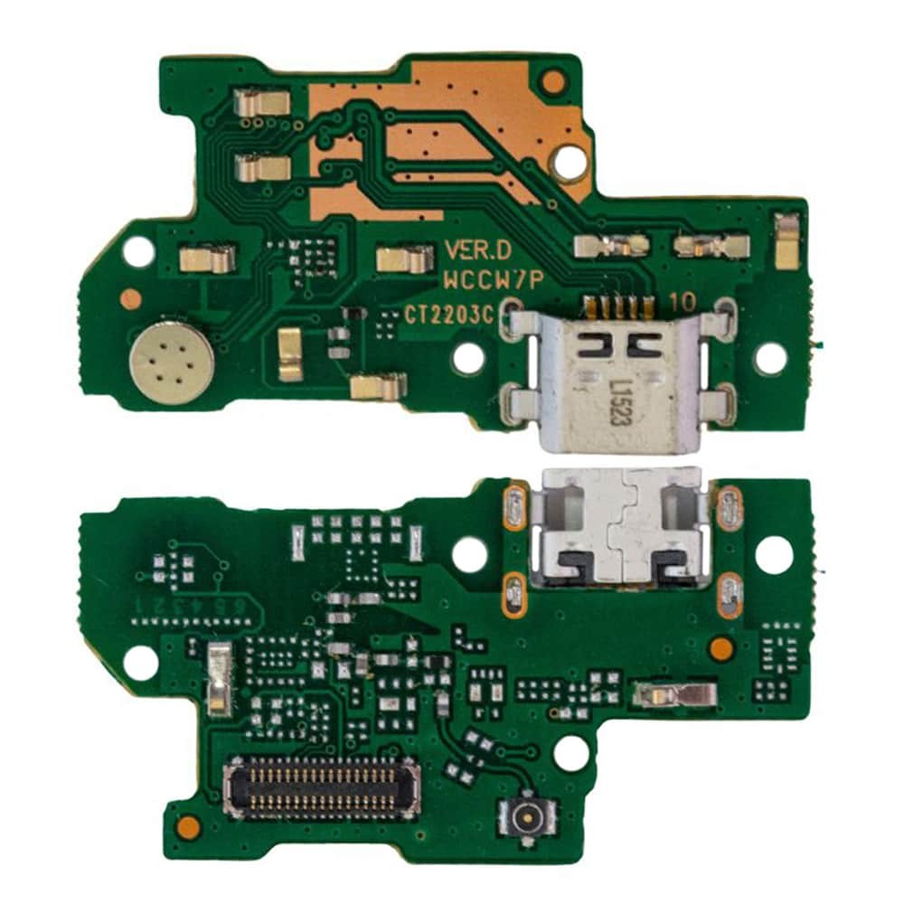 Разъем зарядки для Huawei Y7 2018/Y7 Prime 2018/Nova 2 Lite, с нижней платой фото 1