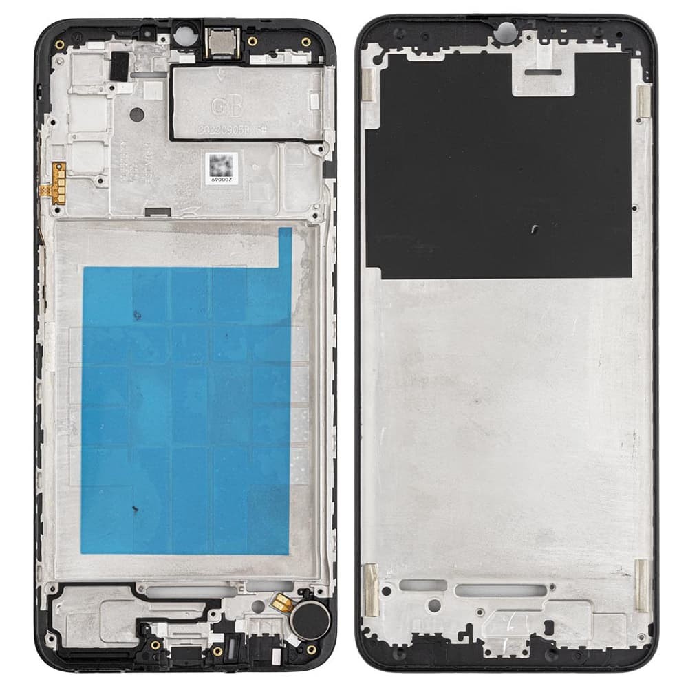 Рамка дисплея для Samsung Galaxy A03s A037, цвет черный фото 1