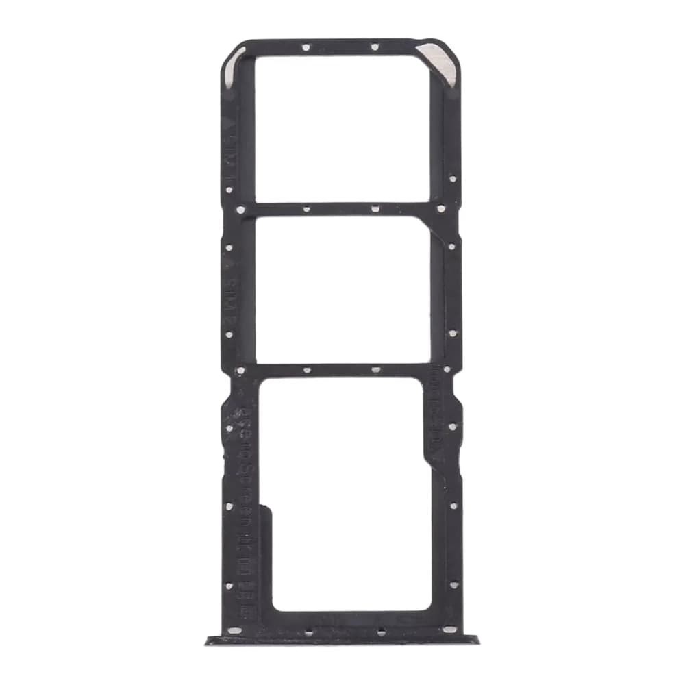 Тримач сім картки для Realme C53, колір чорний, 2 sim фото 1