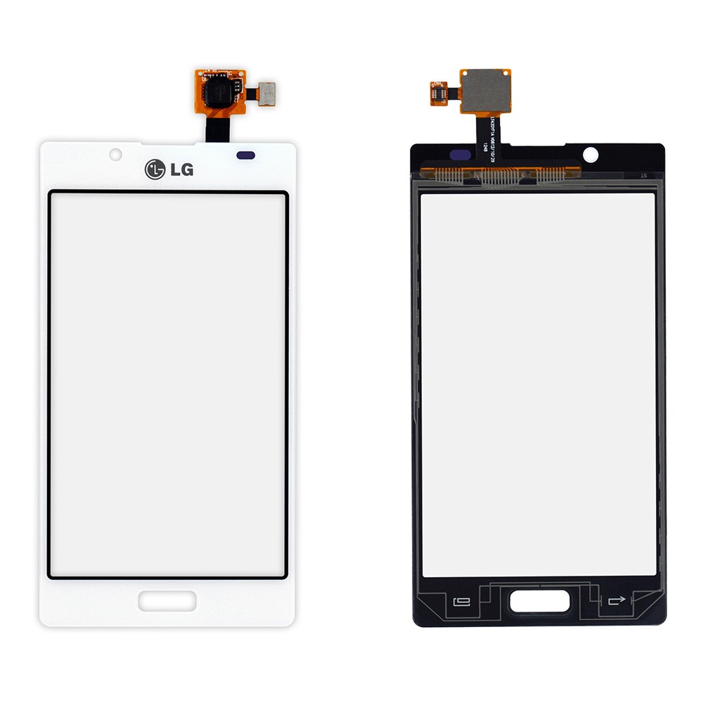 Touchscreen LG P705/P700/P750 Optimus L7 small ic (5mm) (white) фото 1 Тачскрин LG P705, P700, P750 Optimus L7, маленька мікросхема, колір білий фото 1