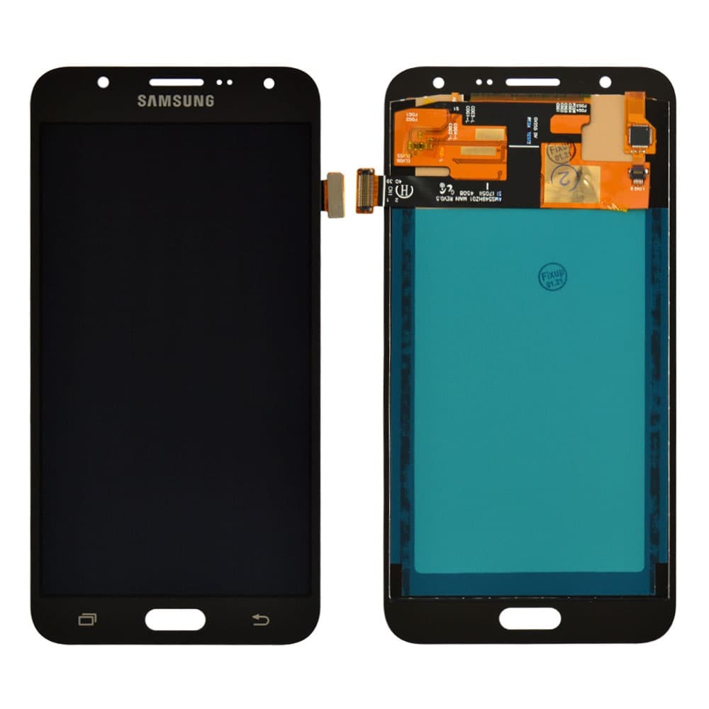 Дисплей для Samsung J700H, J700F, J700M /DS Galaxy J7 (2015) с тачскрином в сборе, цвет черный, TFT Premium c регулировкой яркости фото 1