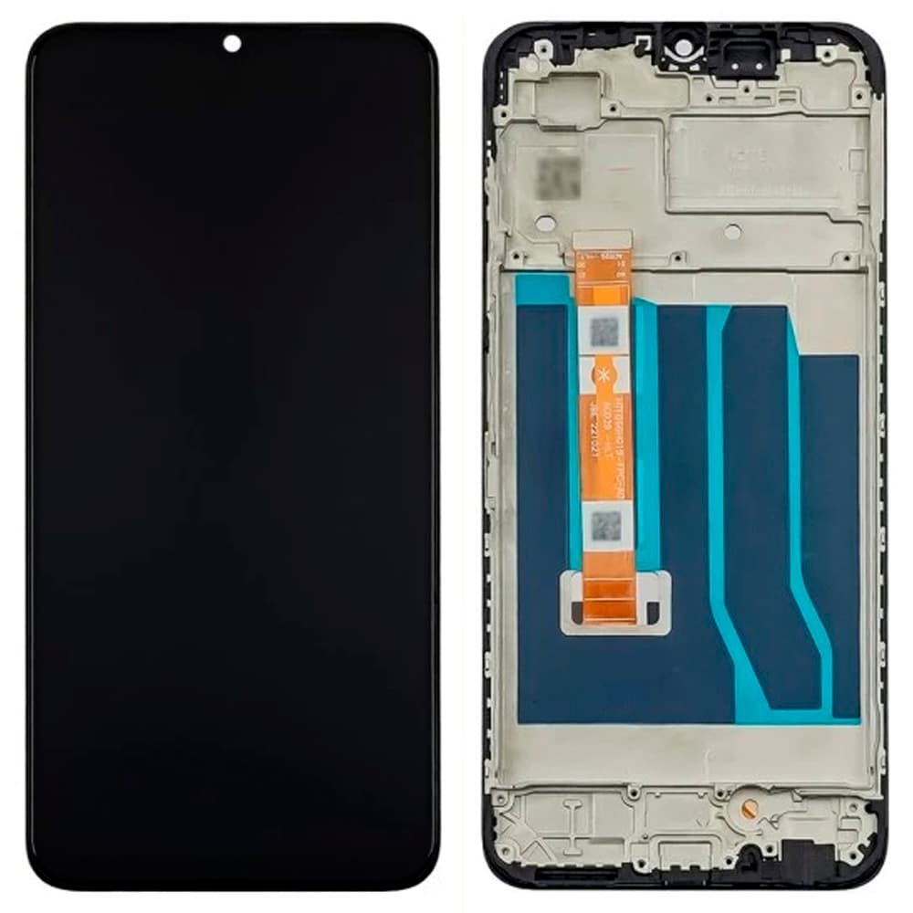 Дисплей для Oppo A18 2023/ A38 2023, с тачскріном і рамкою в зборі, колір чорний, оригінал Китай фото 1