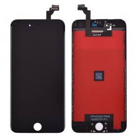 Дисплей iPhone 6 Plus с тачскрином в сборе, оригинал замененное стекло,  цвет черный