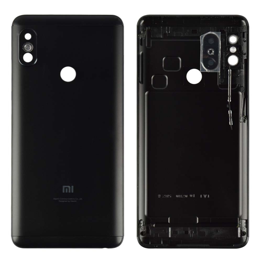 Задня кришка для Xiaomi Redmi Note 5, Note 5 Pro, колір чорний фото 1